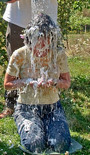 splashed during hot-air balloon baptism