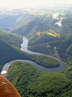 Méandre de Queuille, Sioule